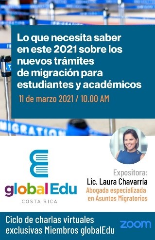 Participation in the Virtual Conference Cycle exclusively for GlobalEdu members, discussing all matters in connection with new immigration proceedings for students and scholars.